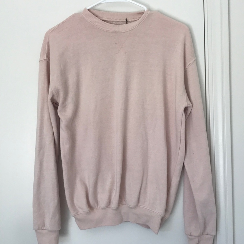 brandy pink crew neck sweater